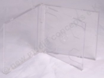 Doppel Jewel Case für zwei CD oder DVD 120mm (standard), Tray: transparent